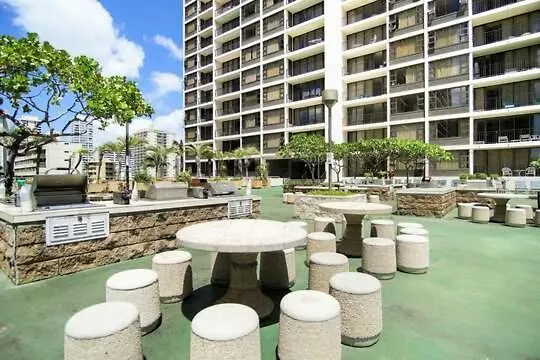 Poolside Waikiki Condo With Diamond Head Views, 1 Block From Beach Plus Free Parking Honolulu 0*,